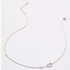 Anthropologie Delicate Monogram letter “D” Necklace